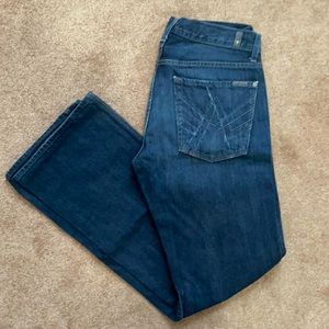 7 for all mankind “a” pocket bootcut jean